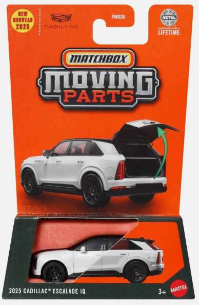 Matchbox 2025 Moving Parts, 2025 Cadillac Escalade IQ, white