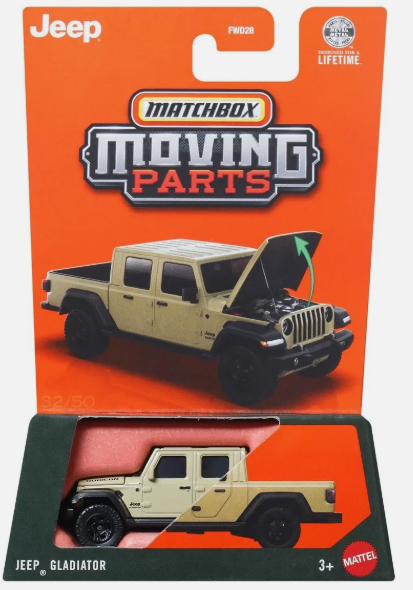 Matchbox 2026 Moving Parts 32/50, Jeep Gladiator, tan
