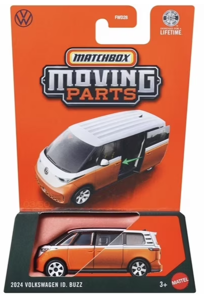 Matchbox 2026 Moving Parts, 2024 Volkswagen ID. Buzz, orange
