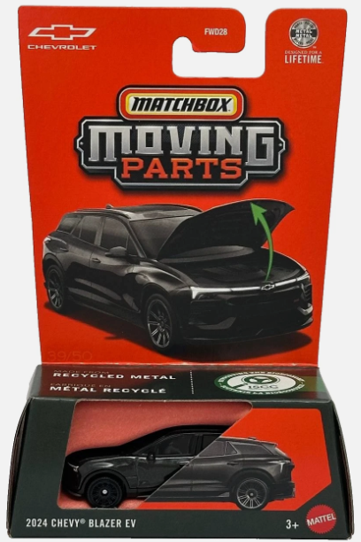 Matchbox 2026 Moving Parts, 2024 Chevy Blazer EV, black