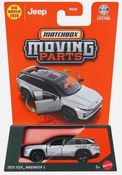 Matchbox 2026 Moving Parts, 2025 Jeep Wagoneer S, silver