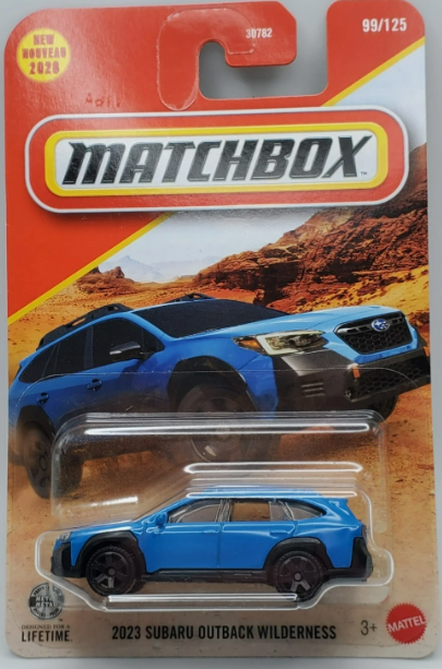 Matchbox 2026 #099/125, 2023 Subaru Outback Wilderness, blue