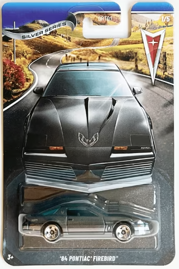 Hot Wheels 2026 Pontiac 100th Anniversary 1/5 '84 Pontiac Firebird, silver sand metallic