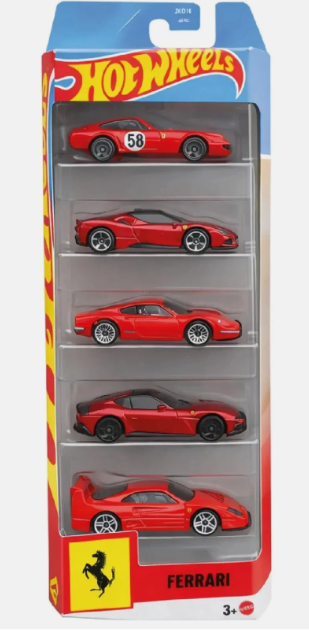 Hot Wheels 2026 5-Pack, Ferrari