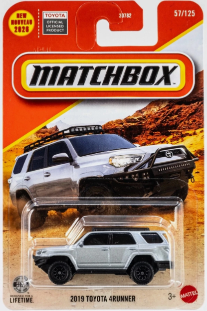 Matchbox 2026 #057/125, 2019 Toyota 4Runner, silver