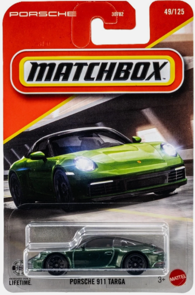 Matchbox 2026 #049/125 Porsche 911 Targa, green