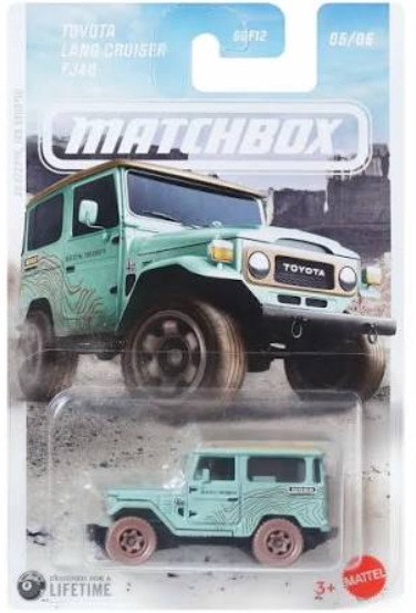 Matchbox 2026 Rally Series 05/05, Toyota Land Cruiser FJ40, mint green