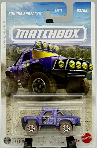 Matchbox 2026 Rally Series 03/05, Sonora Shredder, purple