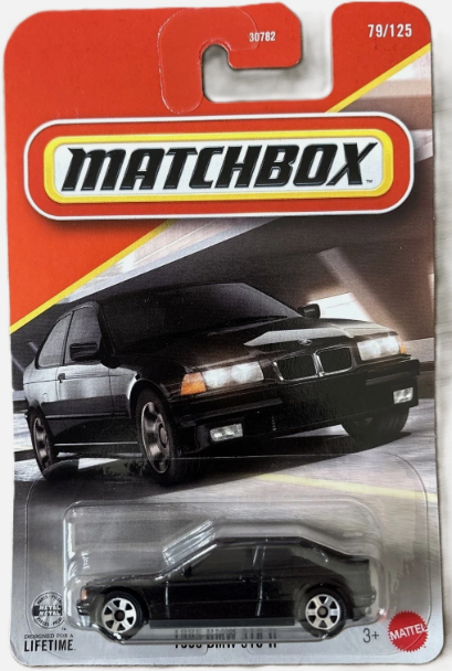 Matchbox 2026 #079/125, 1995 BMW 318ti, black