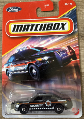 Matchbox 2026 #088/125, Ford Police Interceptor, matte black