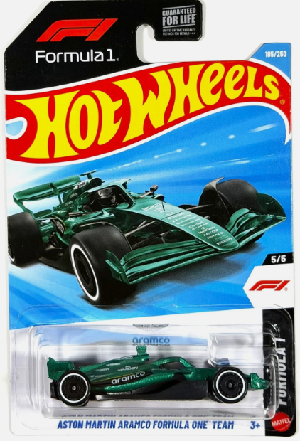 Hot Wheels 2026 #185/250, Aston Martin Aramco Formula One Team, green