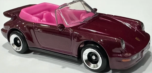Hot Wheels 2025 #239/250 Porsche 911 Turbo Cabriolet, NEW/LOOSE, amethyst metallic