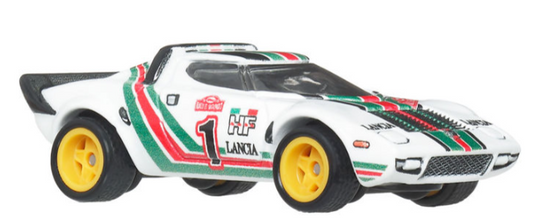 Hot Wheels 2026 Premium Vintage Racing 5/5, Lancia Stratos, NEW/LOOSE, white