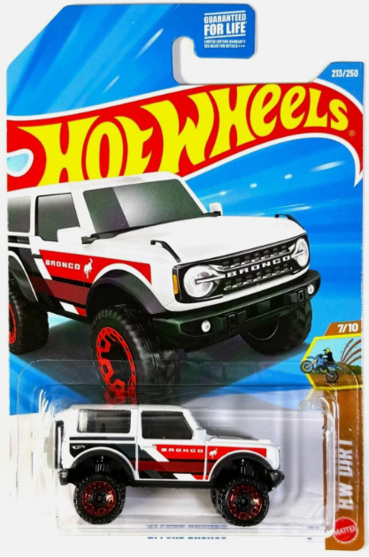 Hot Wheels 2026 #213/250, '21 Ford Bronco, white
