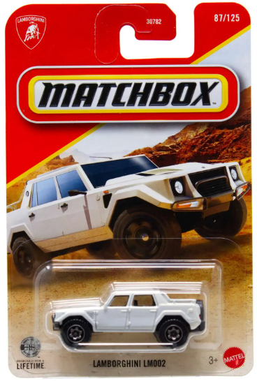 Matchbox 2026 #087/125 Lamborghini LM002, white