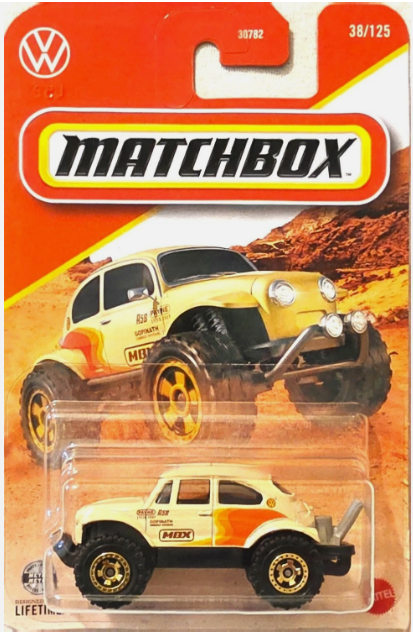 Matchbox 2026 #038/125, Volkswagen Beetle 4x4, cream