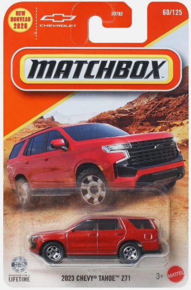 Matchbox 2026 #060/125, 2023 Chevy Tahoe Z71, red