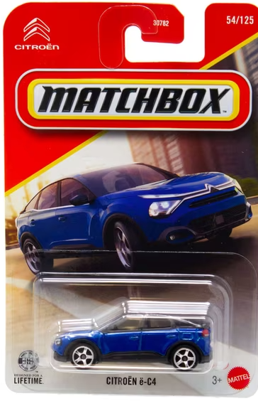 Matchbox 2026 #084/125, Citroen e-C4, blue