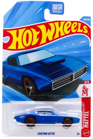 Hot Wheels 2026 #156/250, Custom Otto, blue