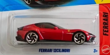 Hot Wheels 2026 #094/250, Ferrari 12Cilindri, NEW/LOOSE, imola red