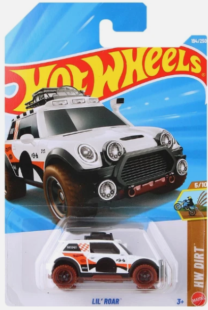 Hot Wheels 2026 #194/250, Lil' Roar, white