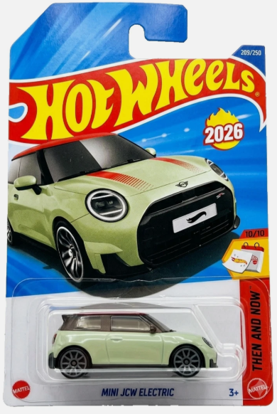 Hot Wheels 2026 #209/250, Mini JCW Electric, ocean wave green