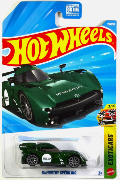 Hot Wheels 2026 #025/250, McMurtry Speirling, green
