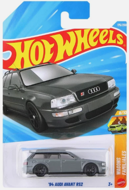 Hot Wheels 2026 #175/250 '94 Audi Avant RS2, grey