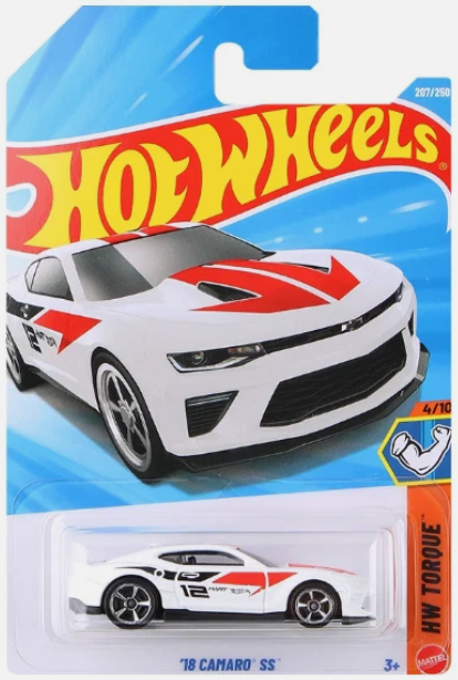 Hot Wheels 2026 #207/250, '18 Camaro SS, white