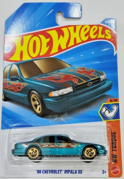 Hot Wheels 2026 #242/250, '96 Chevrolet Impala SS, metallic teal