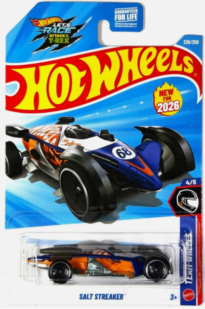 Hot Wheels 2026 #226/250, Salt Streaker, HW race team blue