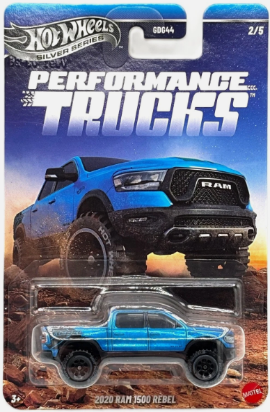 Hot Wheels 2026 Silver Series Performance Trucks 2/5, 2020 Ram 1500 Rebel, blue
