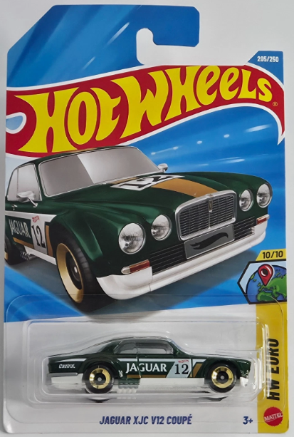 Hot Wheels 2026 #205/250, Jaguar XJC V12 Coupe, dark green