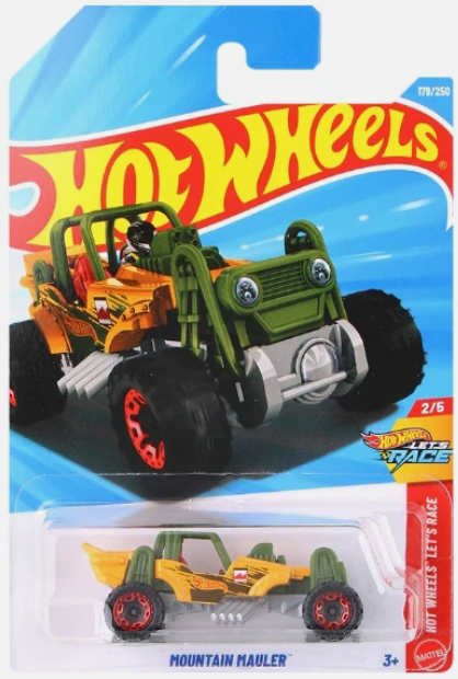Hot Wheels 2026 #179/250, Mountain Mauler, yellow