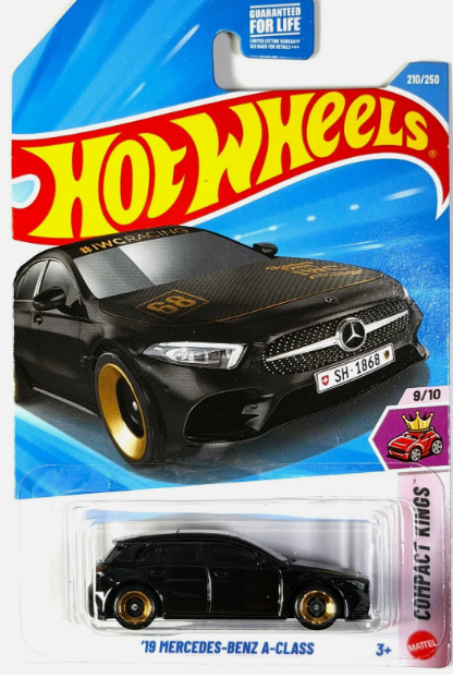 Hot Wheels 2026 #210/250, '19 Mercedes-Benz A-Class, black