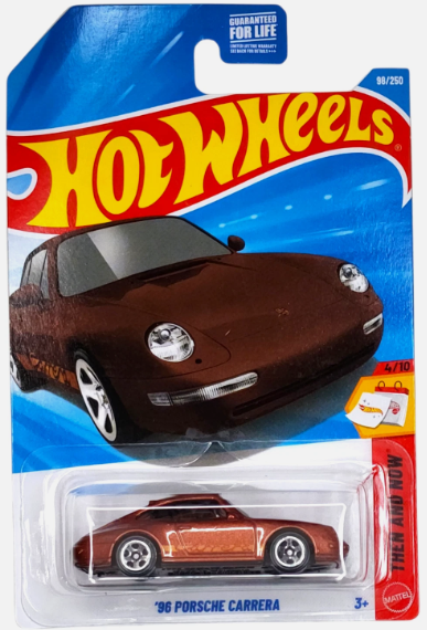 Hot Wheels 2026 #208/250, Porsche 911 Carrera RS 2.7, metalflake root beer