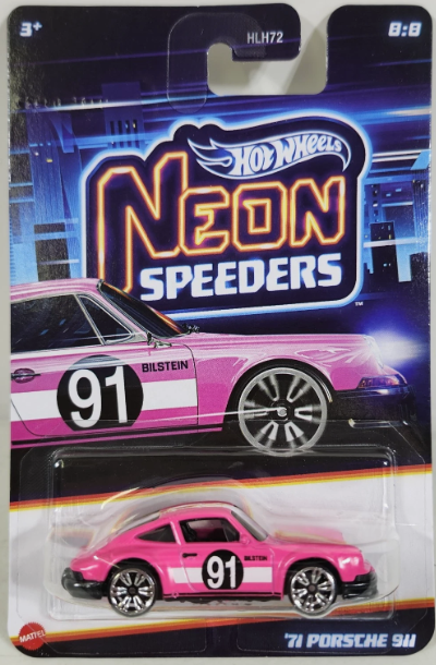 Hot Wheels 2026 Neon Speeders, '71 Porsche 911, pink