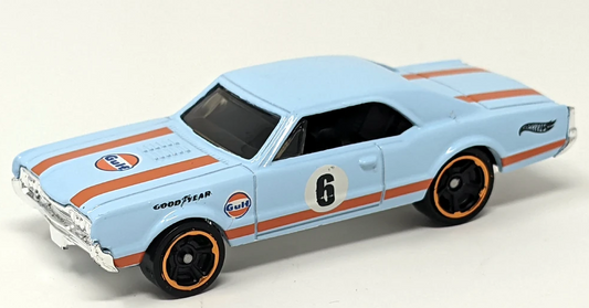 Hot Wheels 2021 #231/250, '67 Oldsmobile 442, NEW/LOOSE, Gulf racing blue