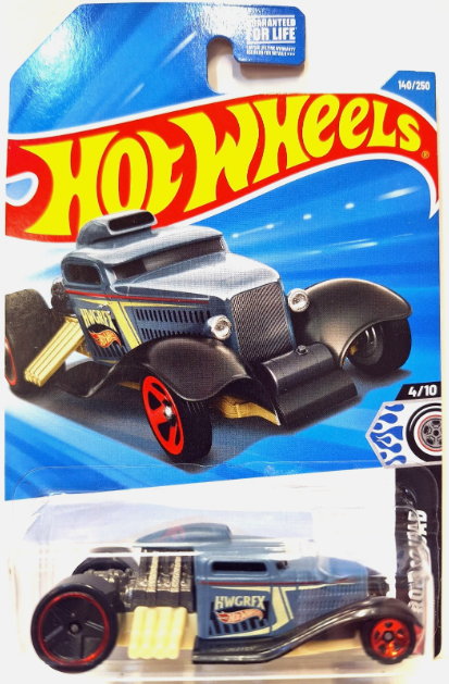 Hot Wheels 2026 #140/250, Mid Mill, satin gunmetal blue