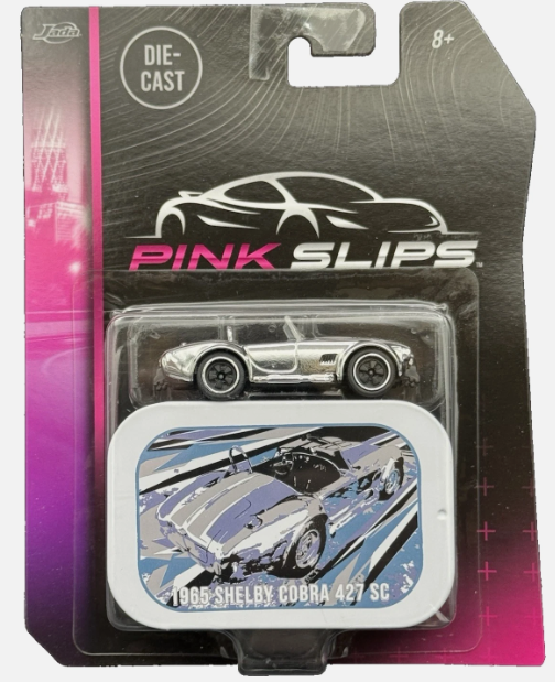 Jada Pink Slips, 1965 Shelby Cobra 427 SC, chrome