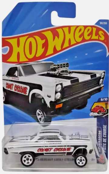 Hot Wheels 2026 #191/250, '65 Mercury Comet Cyclone, white