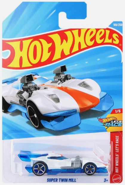 Hot Wheels 2026 #169/250, Super Twin Mill, white