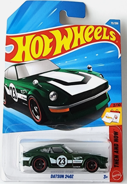 Hot Wheels 2026 #072/250, Datsun 240Z, dark green