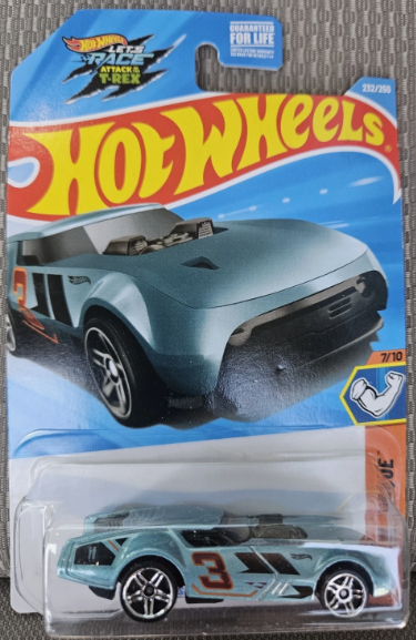 Hot Wheels 2026 #232/250, Slide-Burn, metalflake teal