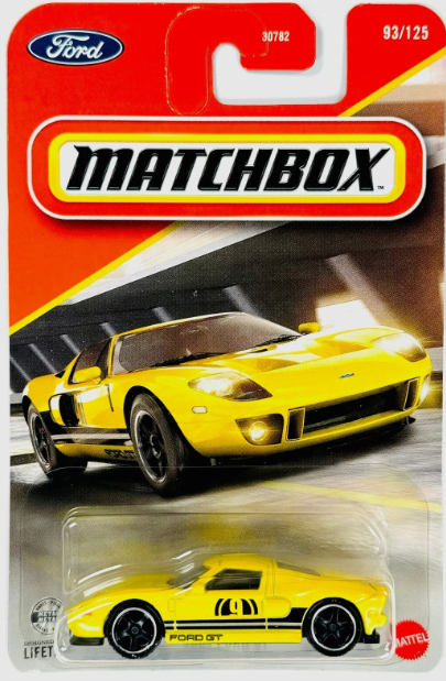 Matchbox 2026 #093/125, 2005 Ford GT, yellow