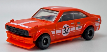 Hot Wheels 2026 #211/250, 1972 Datsun Sunny Coupe, NEW/LOOSE, orange
