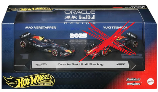 Hot Wheels 2026 Premium F1 2025 Racing, Oracle Red Bull Racing - Max Verstappen #1, NEW/LOOSE, blue (Copy)