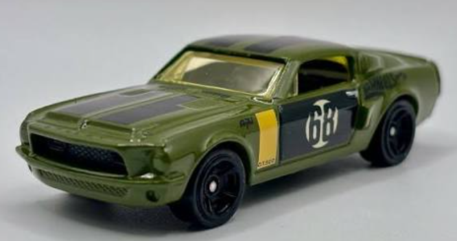 Hot Wheels 2026 #184/250, '68 Shelby GT500, NEW/LOOSE, dark green