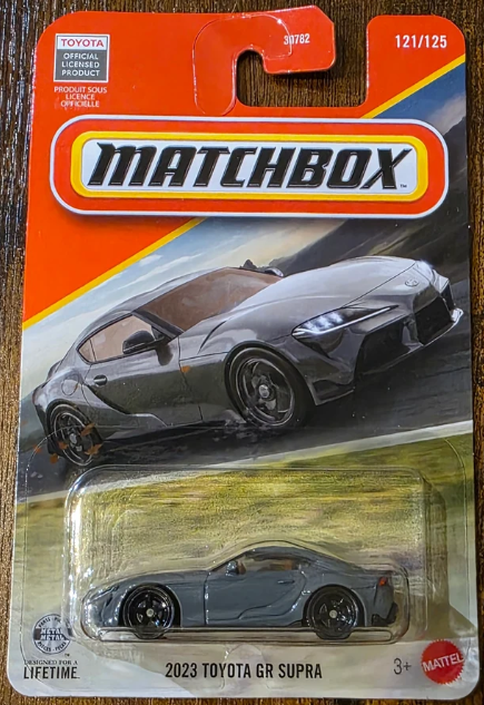 Matchbox 2026 #121/125, 2023 Toyota GR Supra, grey