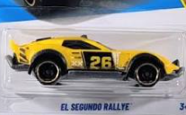 Hot Wheels 2026 #145/250 El Segundo Rallye, NEW/LOOSE, yellow